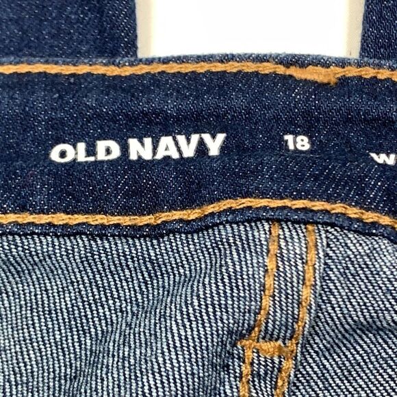 Old Navy Women's Denim High-Rise Wow Flare Jeans Blue Size 18 - Picture 5 of 6